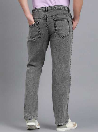 Men Regular Fit Mid-Rise Stretchable Jeans