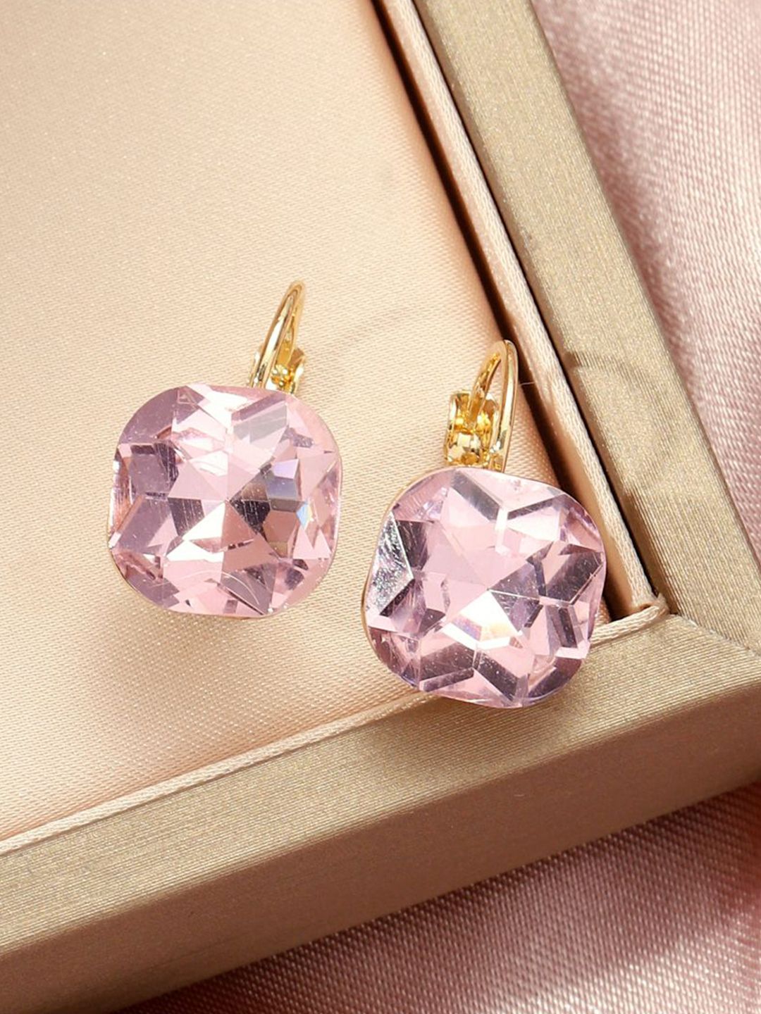 SALTY Valentines Day Vibrant Stone Chic Contemporary Studs Earrings