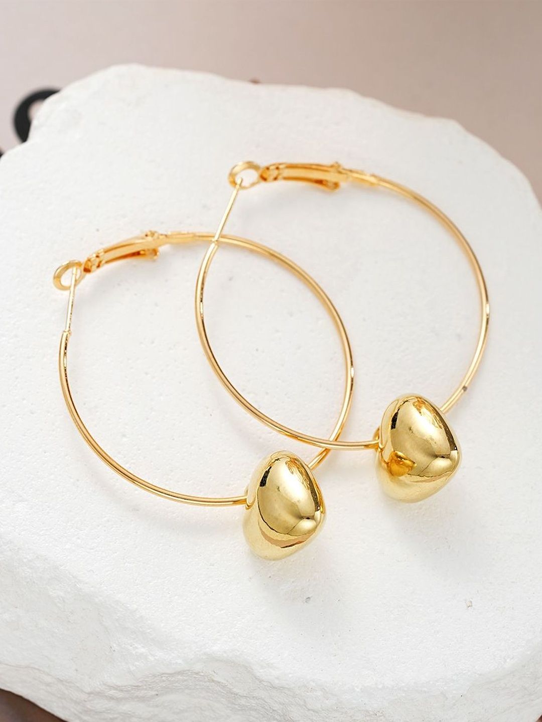 Geometric Half Hoop Earrings