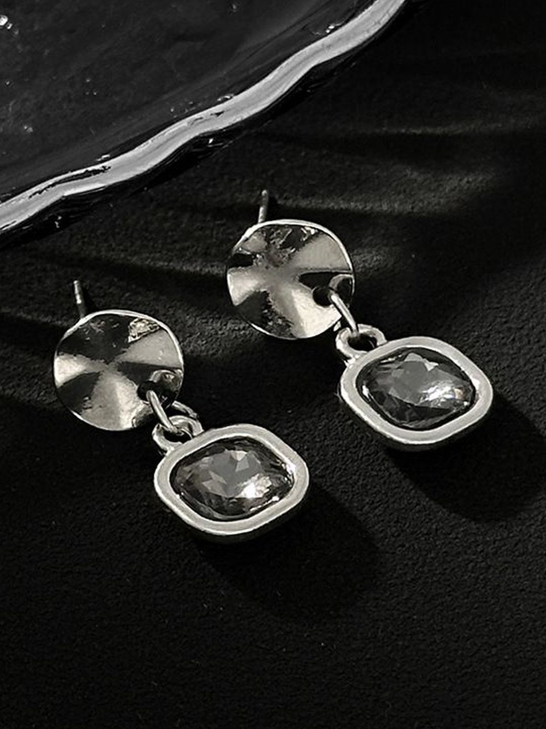 Square Drop Earrings