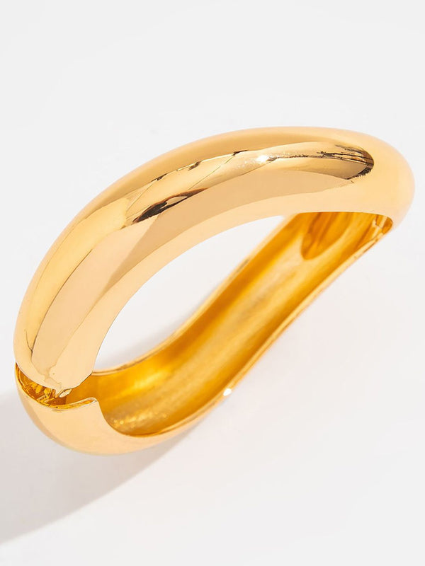 Gold-Plated Cuff Bracelet