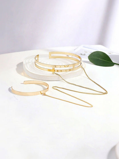 Women Gold-Plated Armlet Bracelet