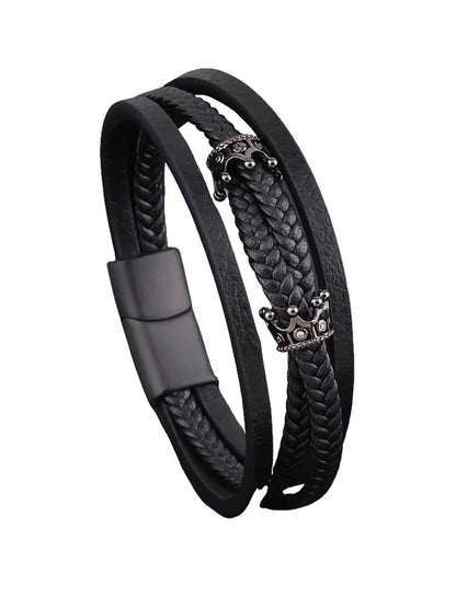 Men Silver-Plated Link Bracelet