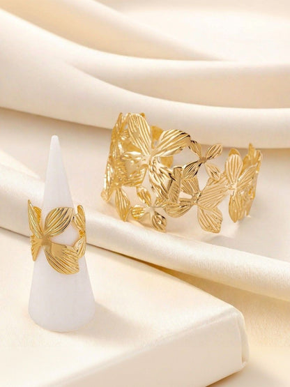 Gold-Plated Jewellery Set