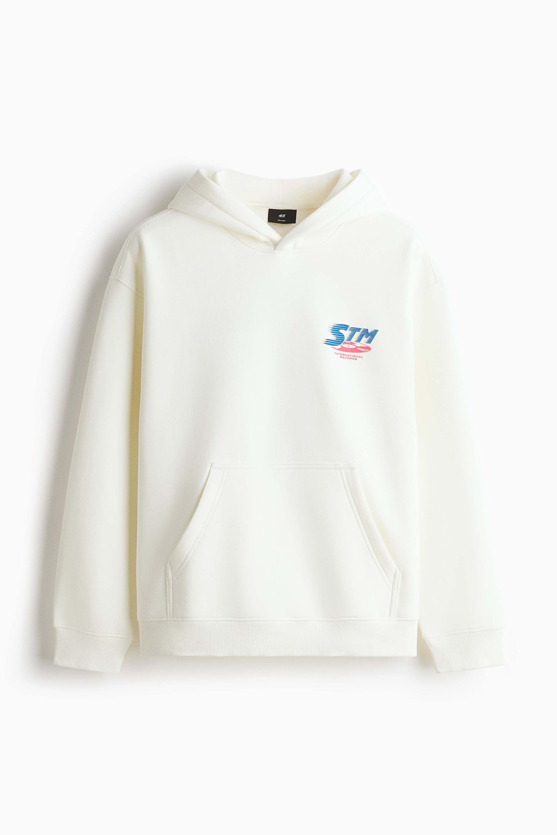 Relaxed Fit Printed Hoodie