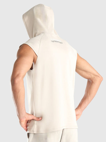 Men X-Dry Soft Typography Printed Hooded T-shirt