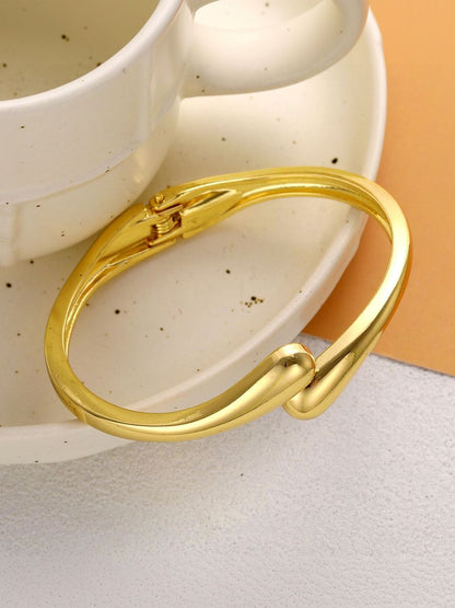 Women Gold-Plated Cuff Bracelet