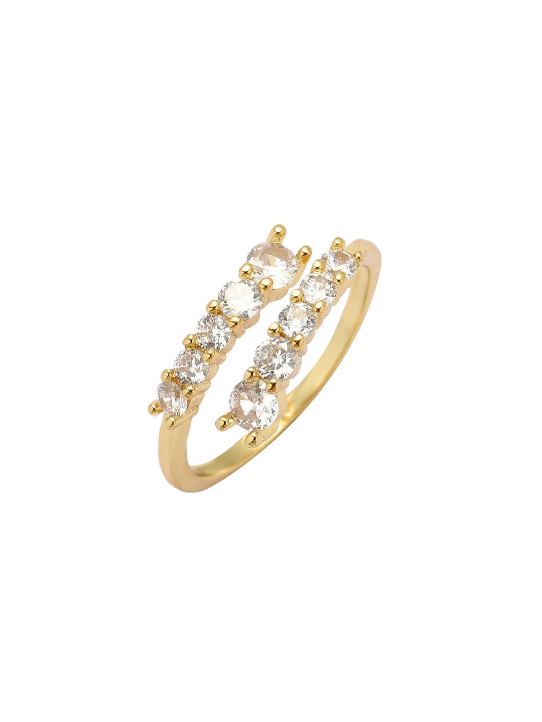 SALTY Pack of 2 Women Radiant Stone Statement Ring