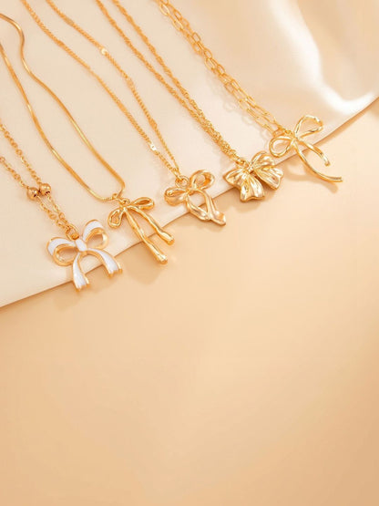 Gold-Plated Hand Painted Necklace