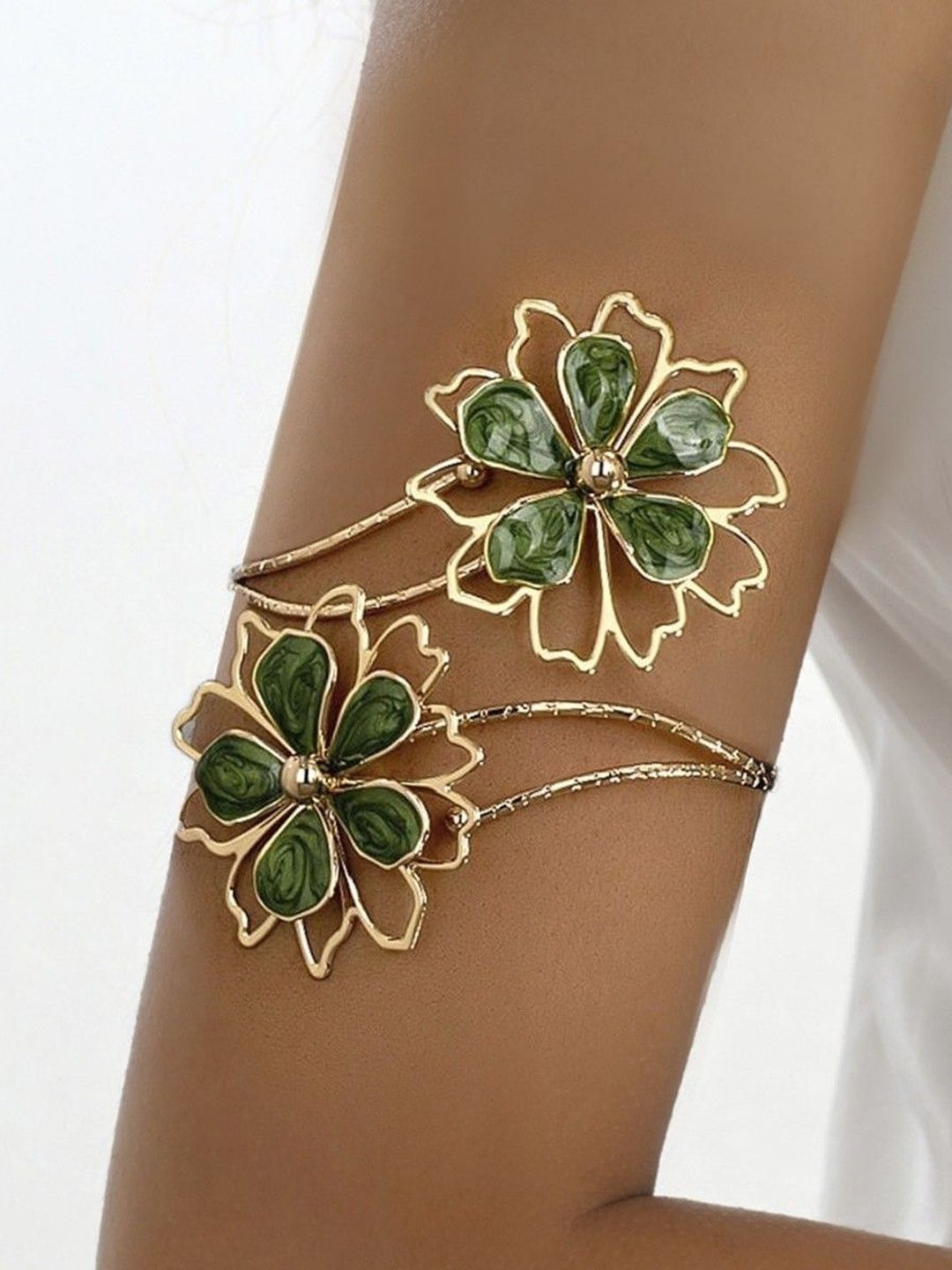 Women Gold-Plated Armlet Bracelet