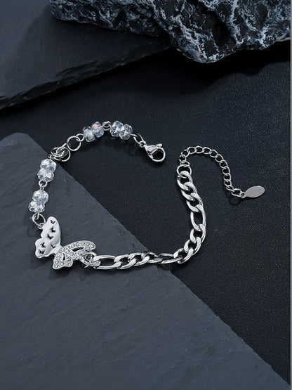 Men Silver-Plated Link Bracelet