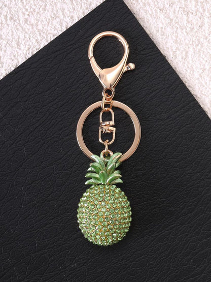 SALTY Pineapple Crystal Bag Charm