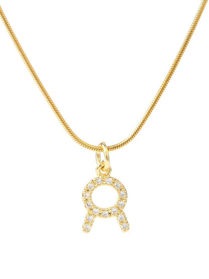SALTY Stone Studded Cosmic Zodiac Taurus Pendant With Chain