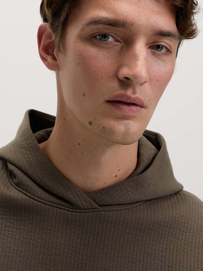 Cotton Rich Quilted Hoodie
