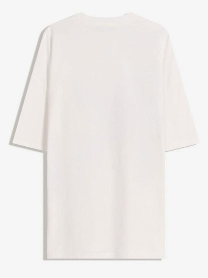 Printed short sleeve oversize T-shirt