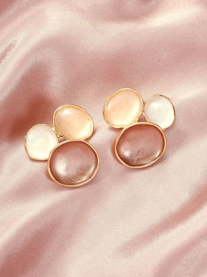 SALTY Contemporary Glossy Bloom Studs