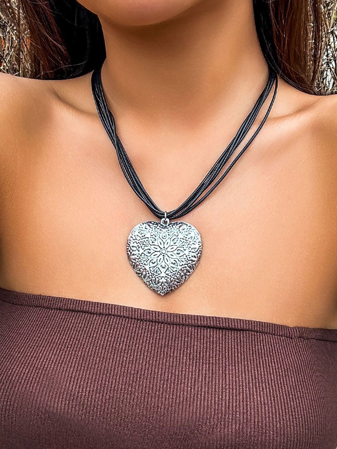 Silver-Plated Layered Chain