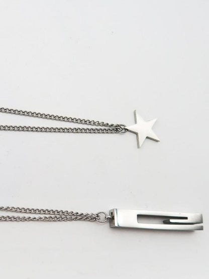 SALTY Star Shaped Pendants with Chains