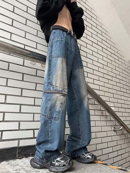 Men Relaxed Fit Mid-Rise Light Fade Jeans