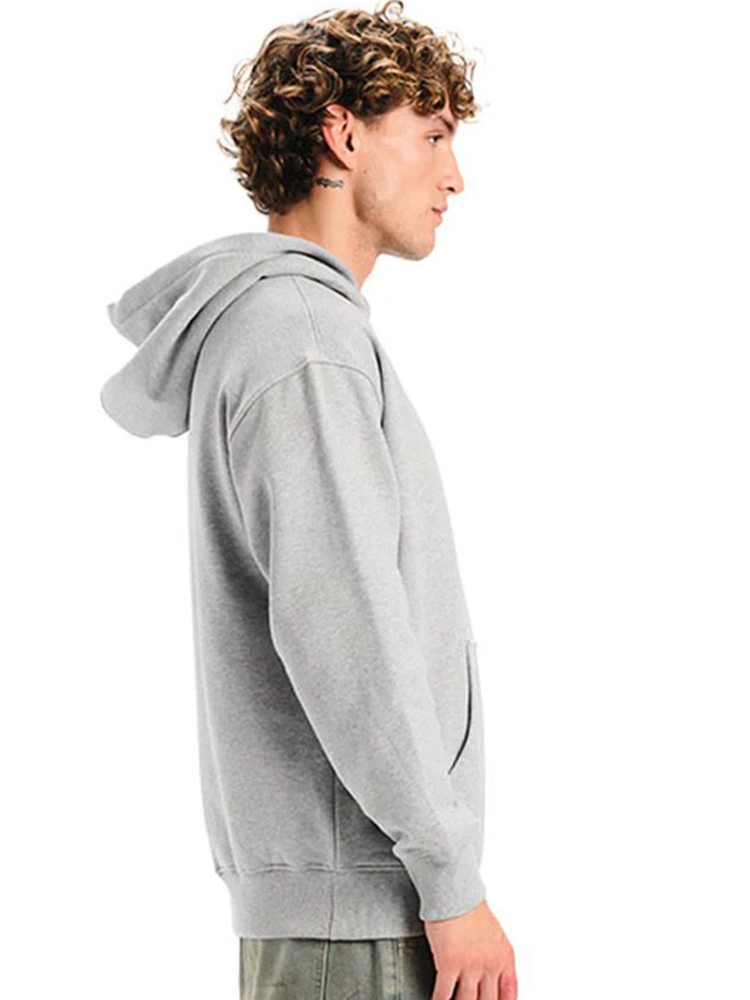 Signature Grey Melange Hoodie