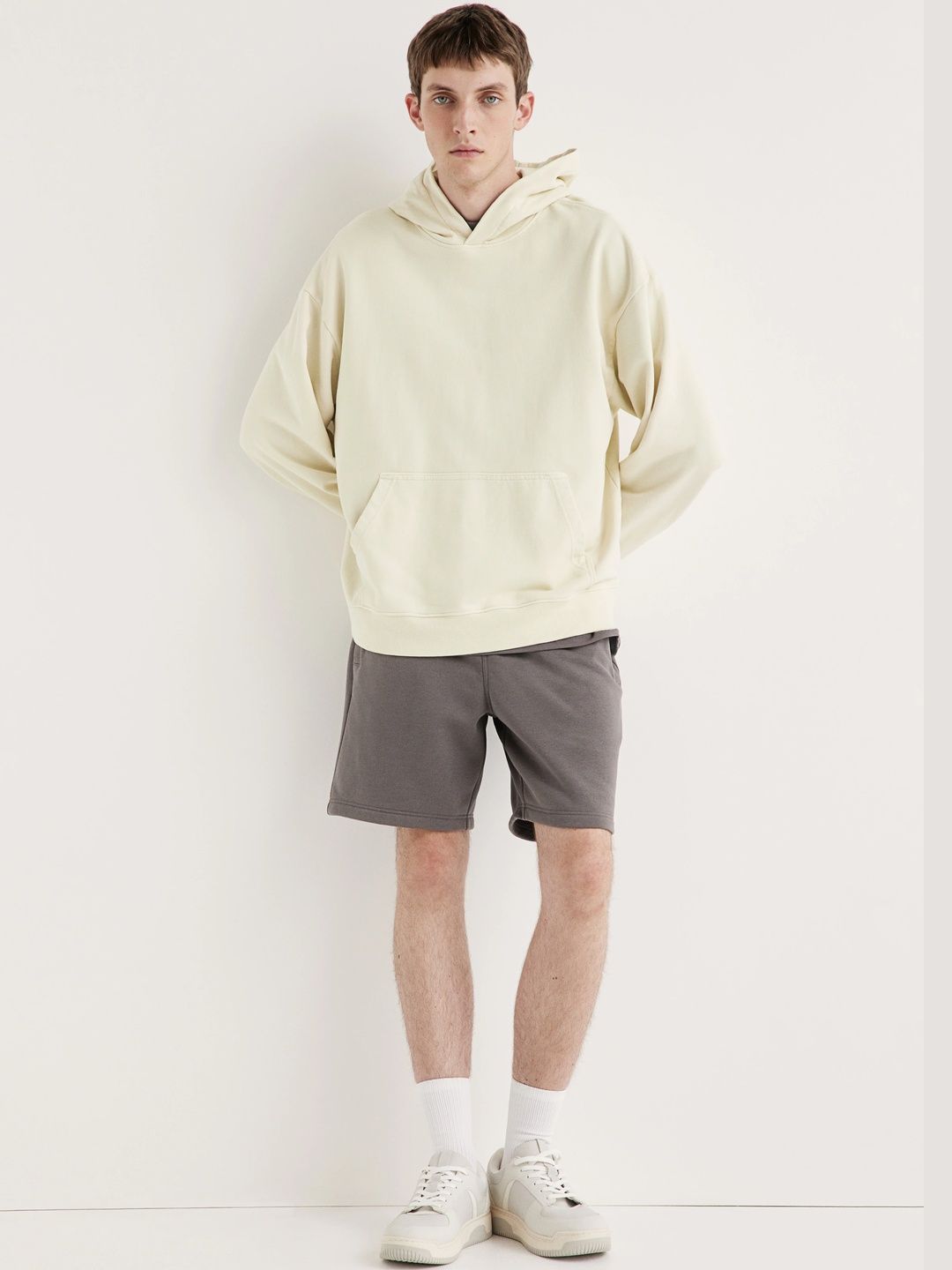 Loose Fit Washed Hoodie
