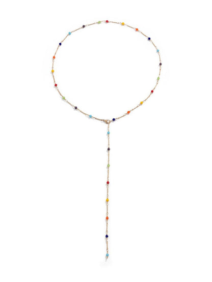 Gold-Plated Hand Painted Necklace