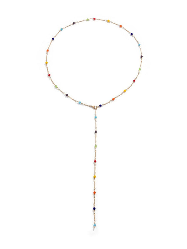 Gold-Plated Hand Painted Necklace
