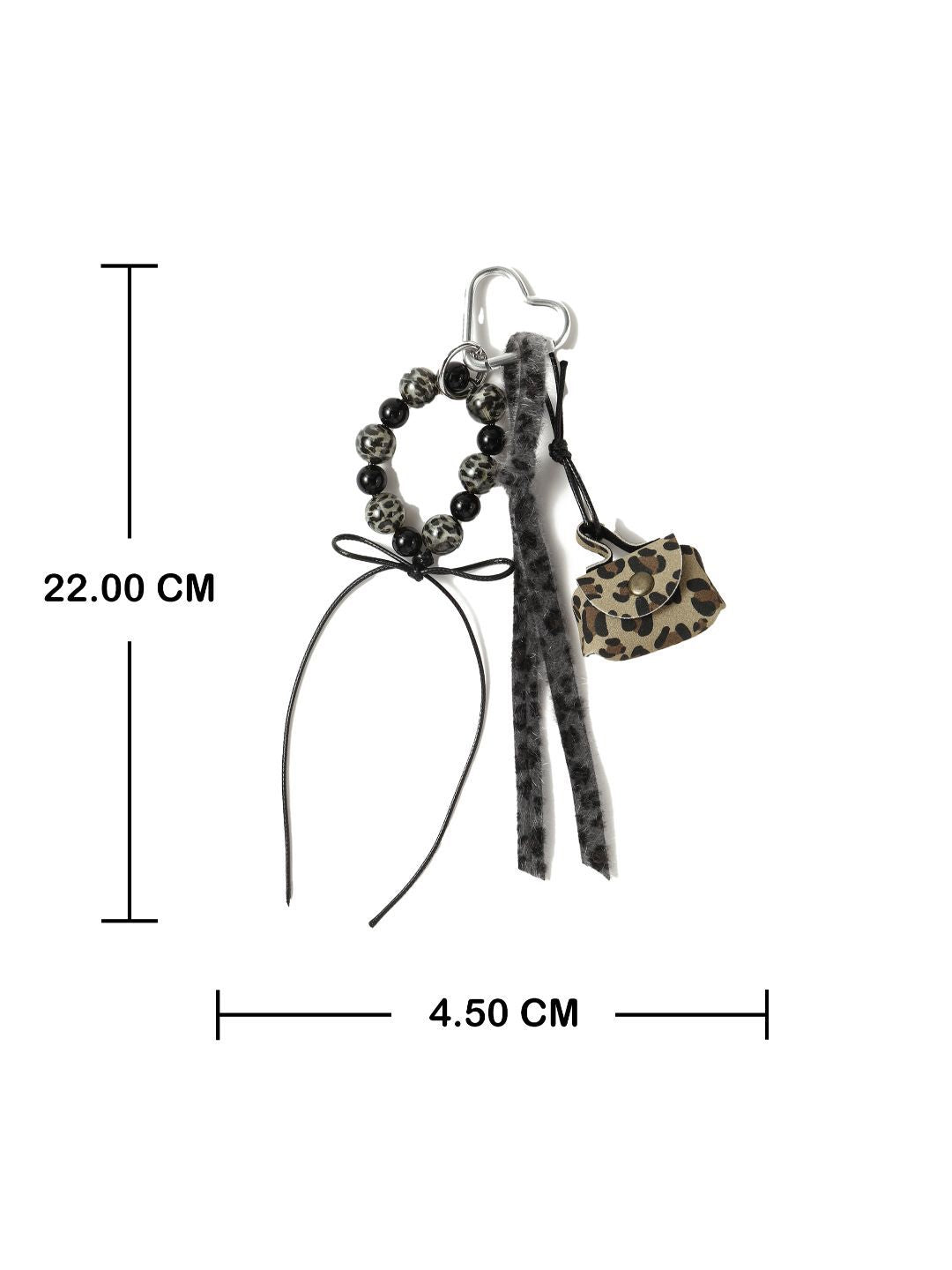 SALTY The Leopard Loop Keyring Bag Charm