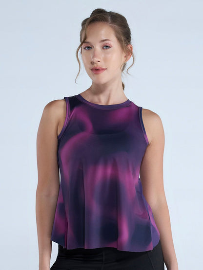 Purple Fluid Overlap Tank