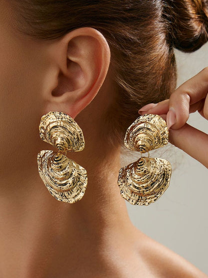 Oval Drop Earrings