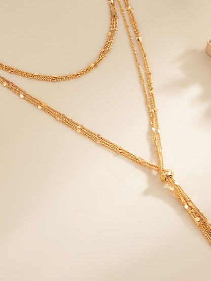 Copper Copper-Plated Enamelled Necklace