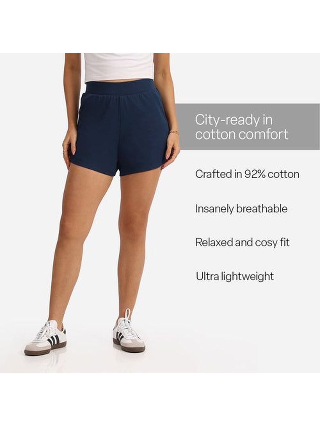 Women Cotton Regular Fit Short