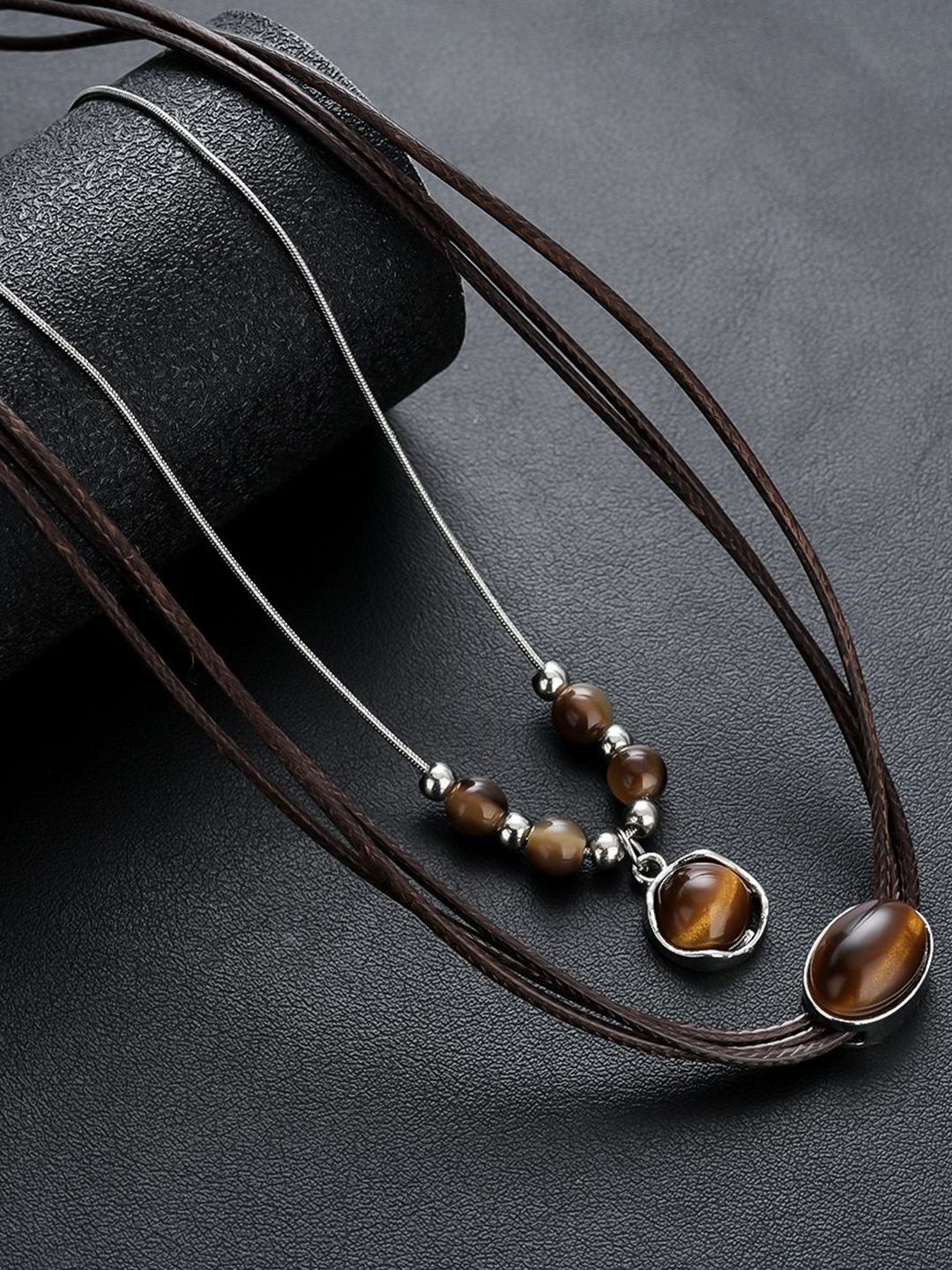 Women Enamelled Minimal Artificial Beads Chain