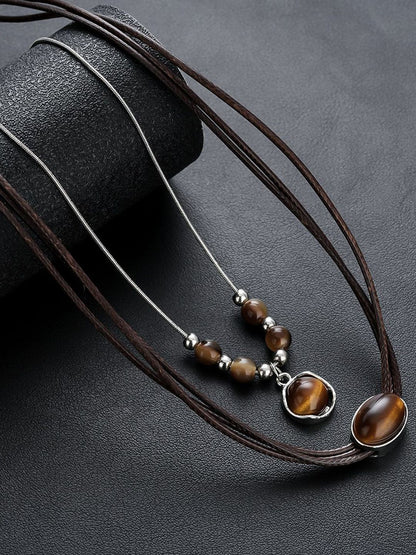 Women Enamelled Minimal Artificial Beads Chain