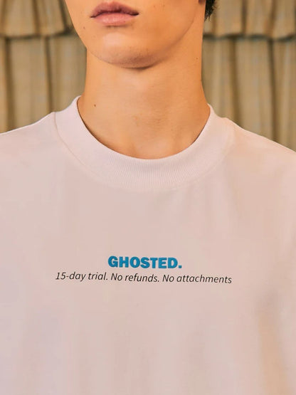 Men's Oversized Typography Printed T-shirt