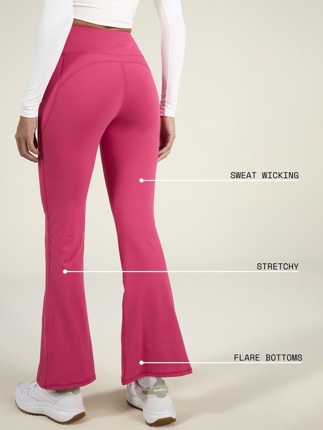 Hot Pink Tall Sculpt Bootcut Leggings