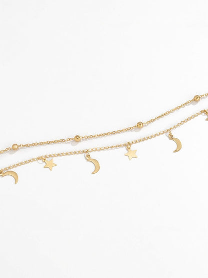 Gold-Plated Enamelled Necklace