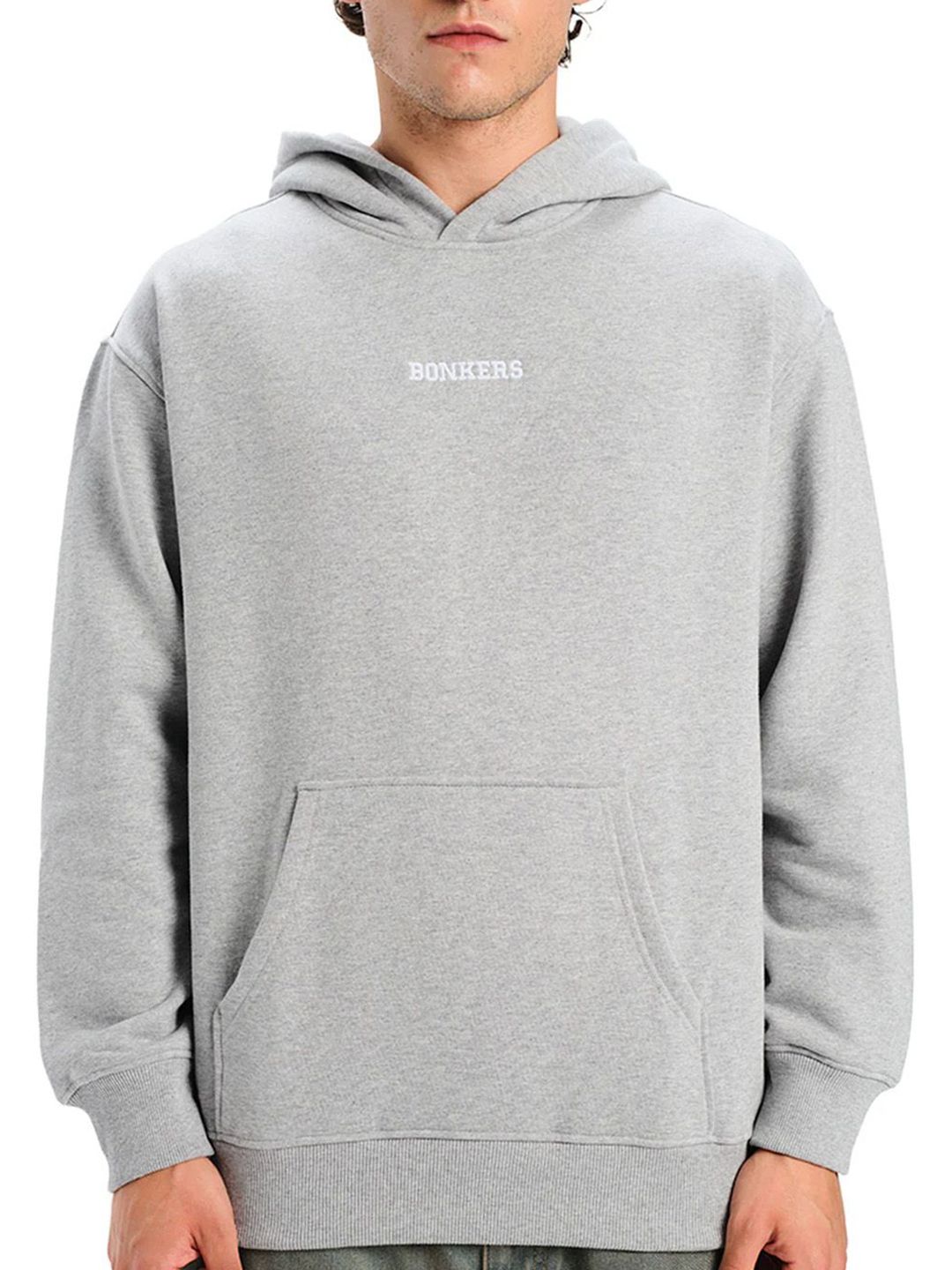 Signature Grey Melange Hoodie