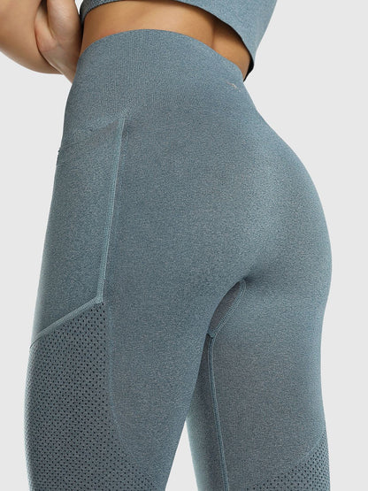 Women Solid Ankle Length Gym Tights