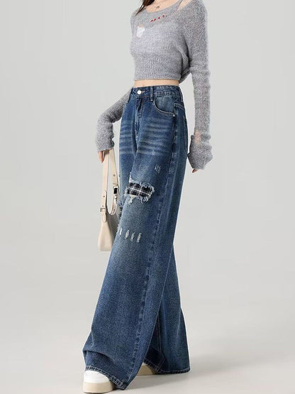 Women Flared Mid-Rise Mildly Distressed Light Fade Jeans
