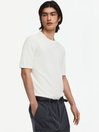 Slim Fit Knitted T-shirt