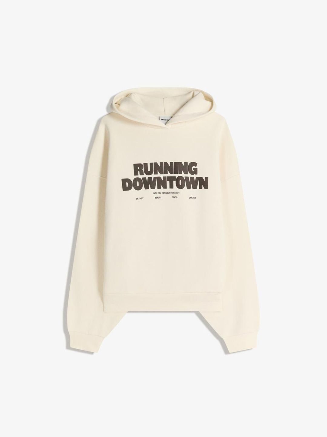 Oversize hoodie with print