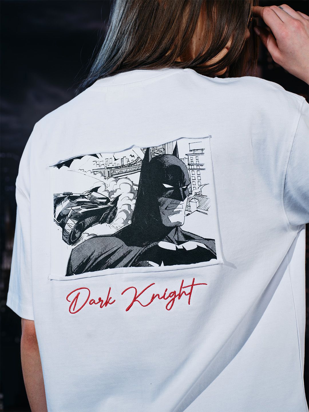 Women Batman Sonic Oversized T-shirt