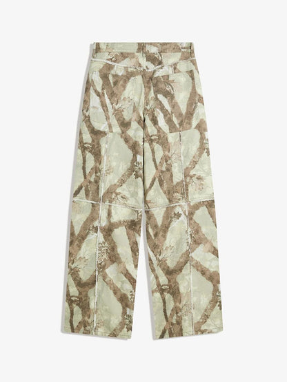 Women Geometric Printed Jeans