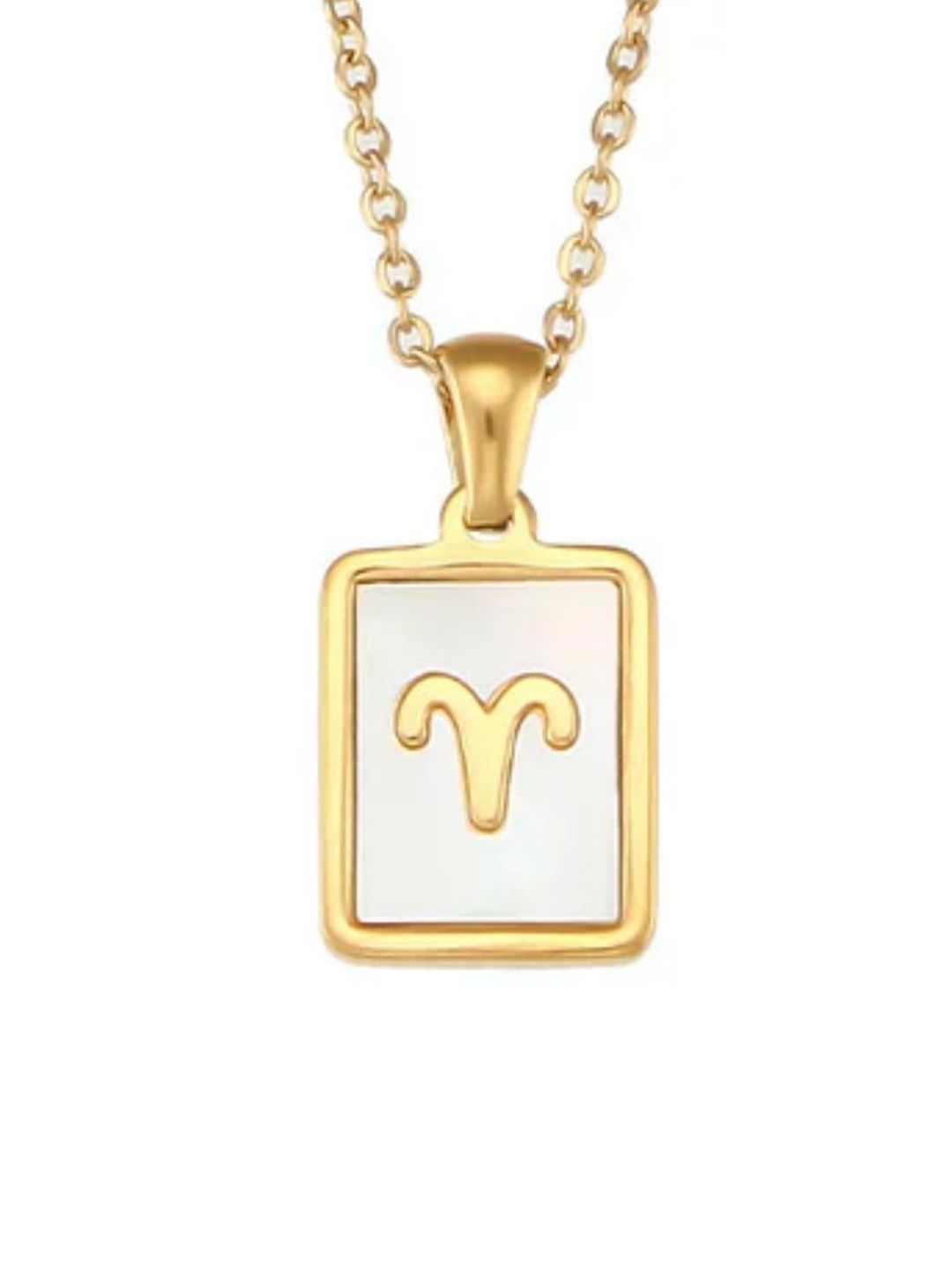 SALTY Set Of 2 Aries & Gemini Pendant With Chain