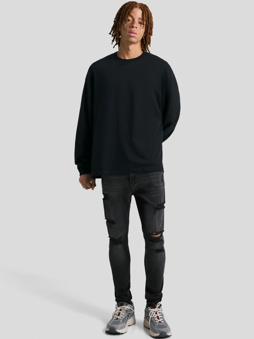 Ripped superskinny jeans