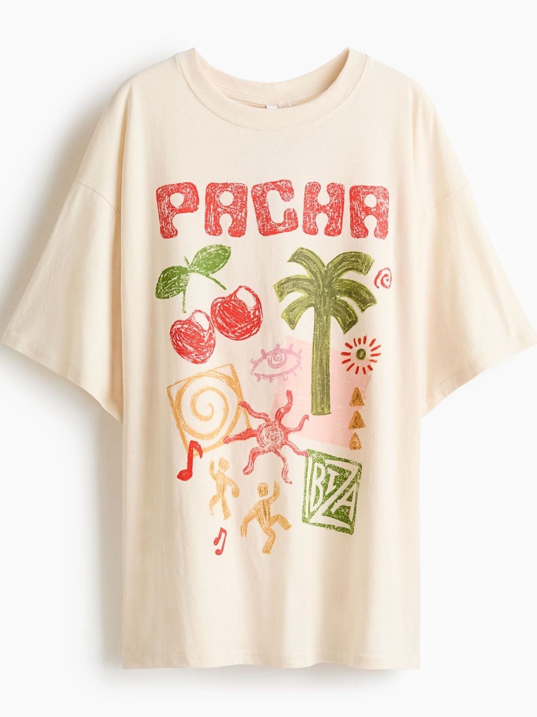Oversized Print-Motif T-shirt