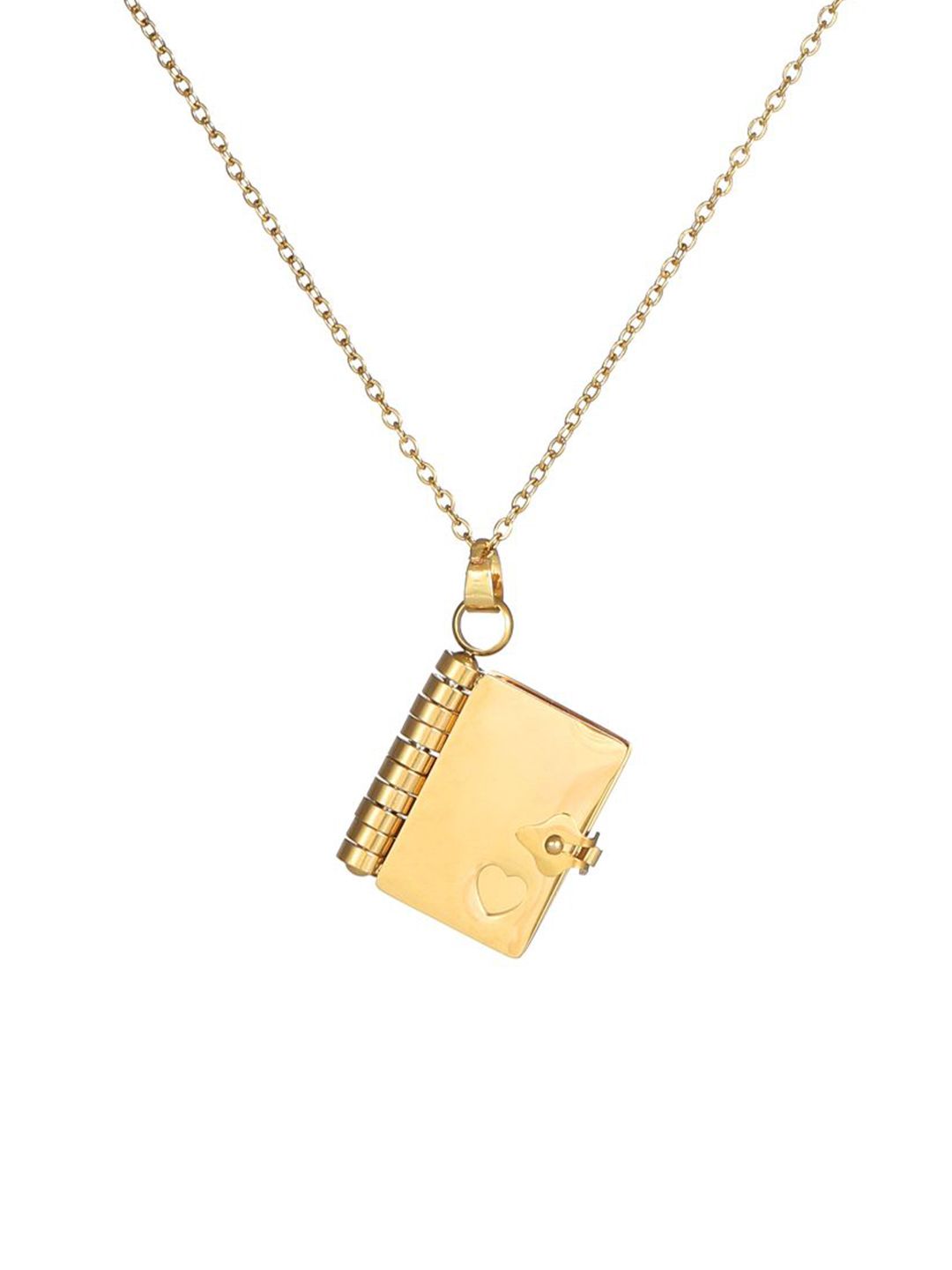 SALTY Square Shaped Pendant With Chain