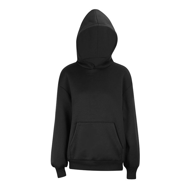 Oversized Quilted Hoodie with Kangaroo Pocket