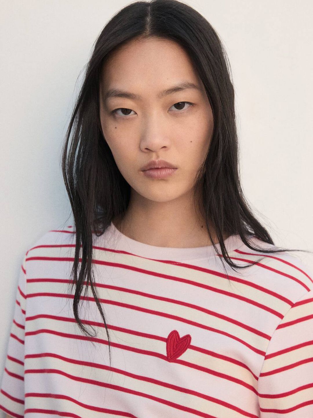 Women Striped Pure Cotton T-shirt